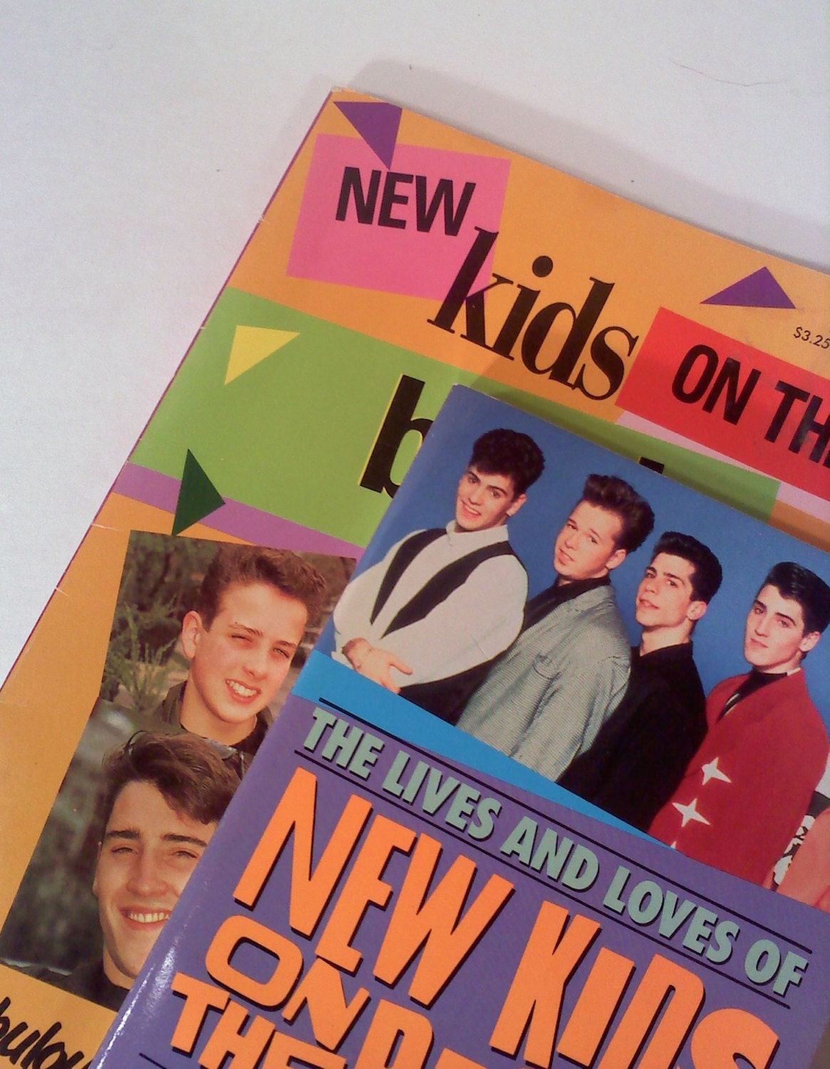 Vintage New Kids on the Block Books