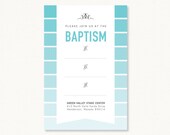 Baptism Printable Invitation - generic, fill in blank