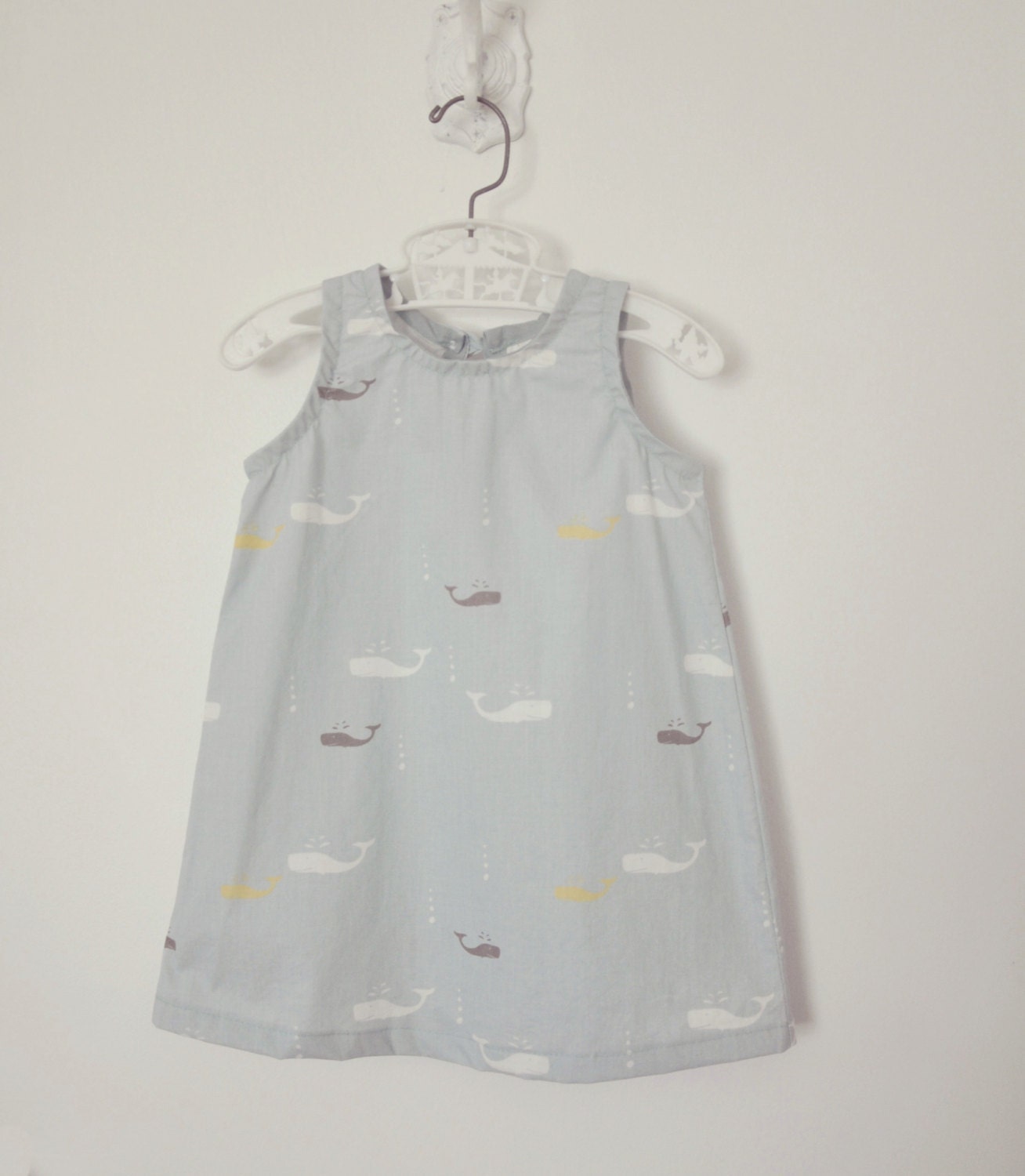 whale watching. swing tank toddler dress