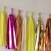 Neon Explosion Hot Pink 29 Sparkle & Shine Tissue Tassel Garland
