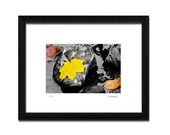 Yellow Leaf Framed Limited Edition Wall Art, Housewarming gift, Maple Leaf Photo, Framed art, 11x14 frame, Ready to Hang