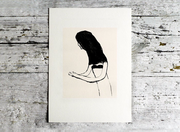 ART ///// A4 Print "In my Hands"