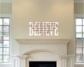 Scripture Vinyl Wall Decal.....For God so loved the world...John 3:16...22h  X 48w...Two layers God faith religious christian wall art