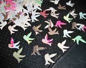 Sparrow or Dove Cardstock Paper Punched Confetti