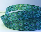 2mts Peacock 7/8" Grosgrain Ribbon