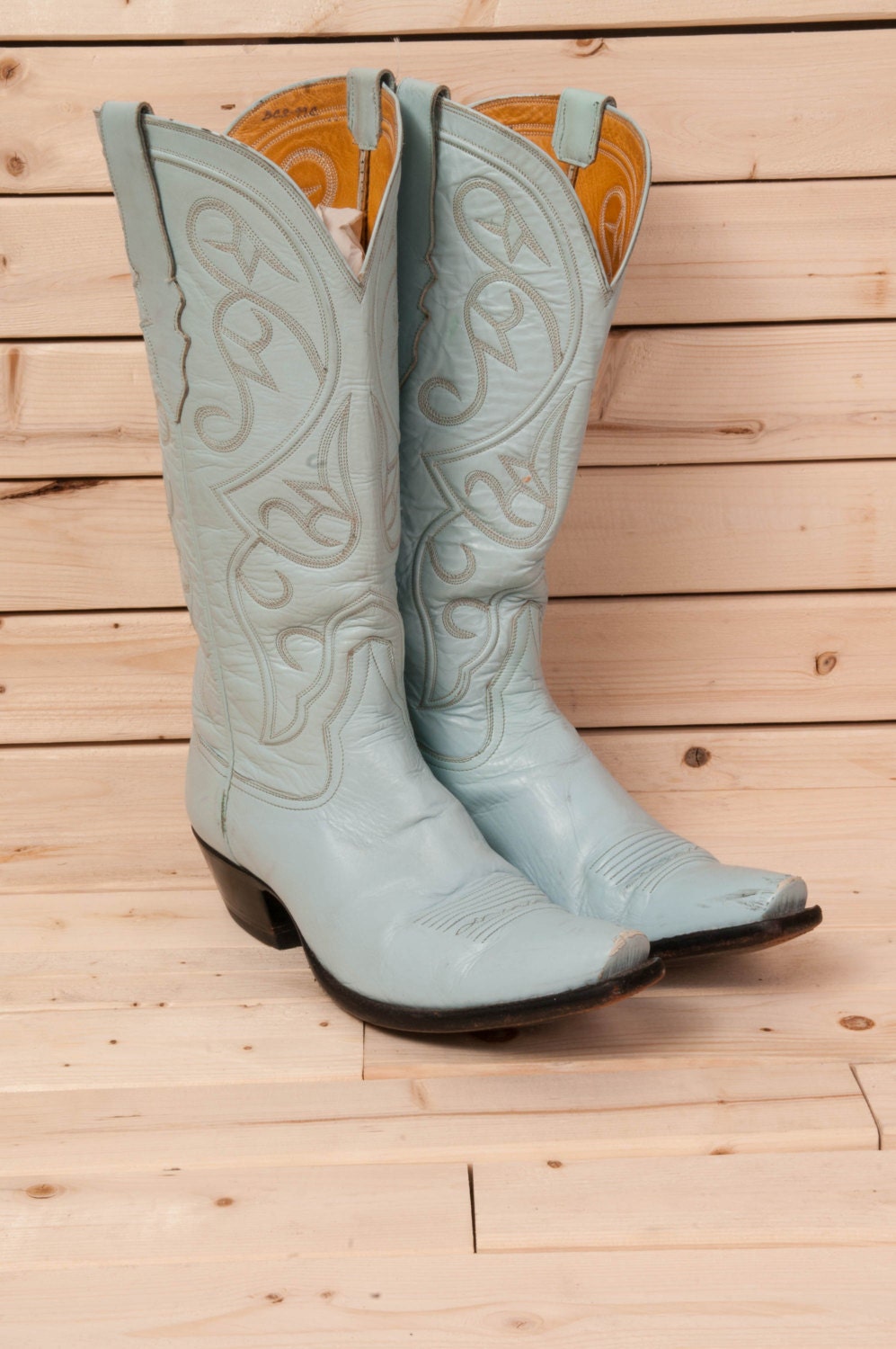 Women's Powder Blue Cowboy Boot 8C