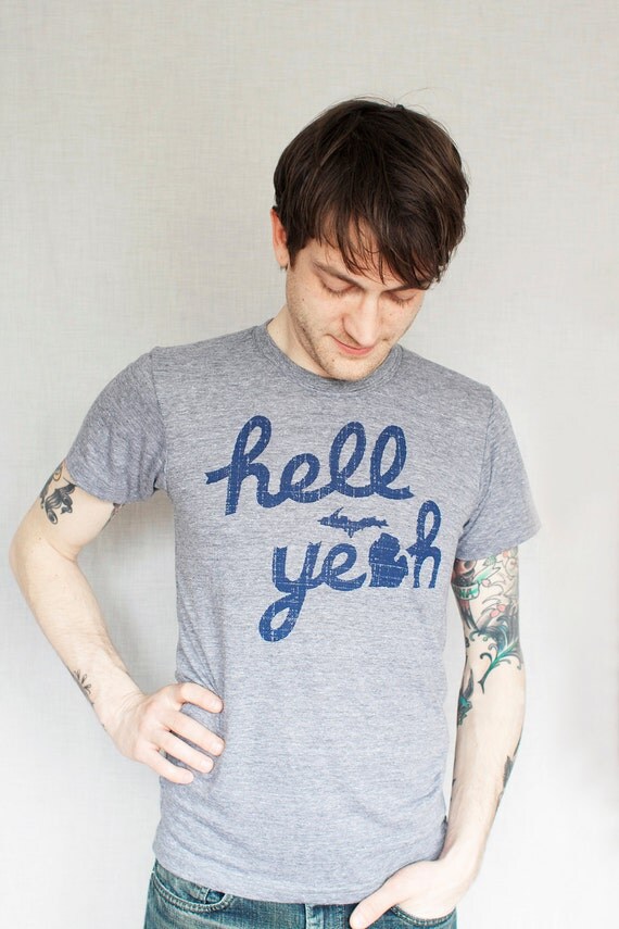 Small Unisex Hell Yeah Michigan Shirt
