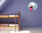 Full Colour King Boo wall sticker boys bedroom playroom decal mural graphic wall art nursery Super Mario Bros
