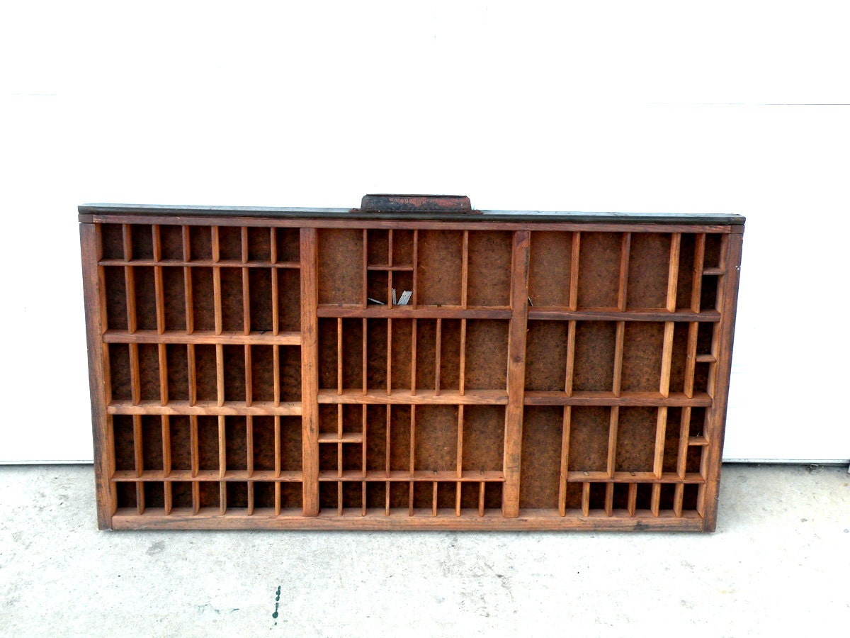 Wood Printers Tray Drawer, Organizing, Instant Collection, Wedding Decor, Shadow Box, Jewelry Box