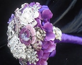 Brooch and Jeweled bouquet.  Made to Order