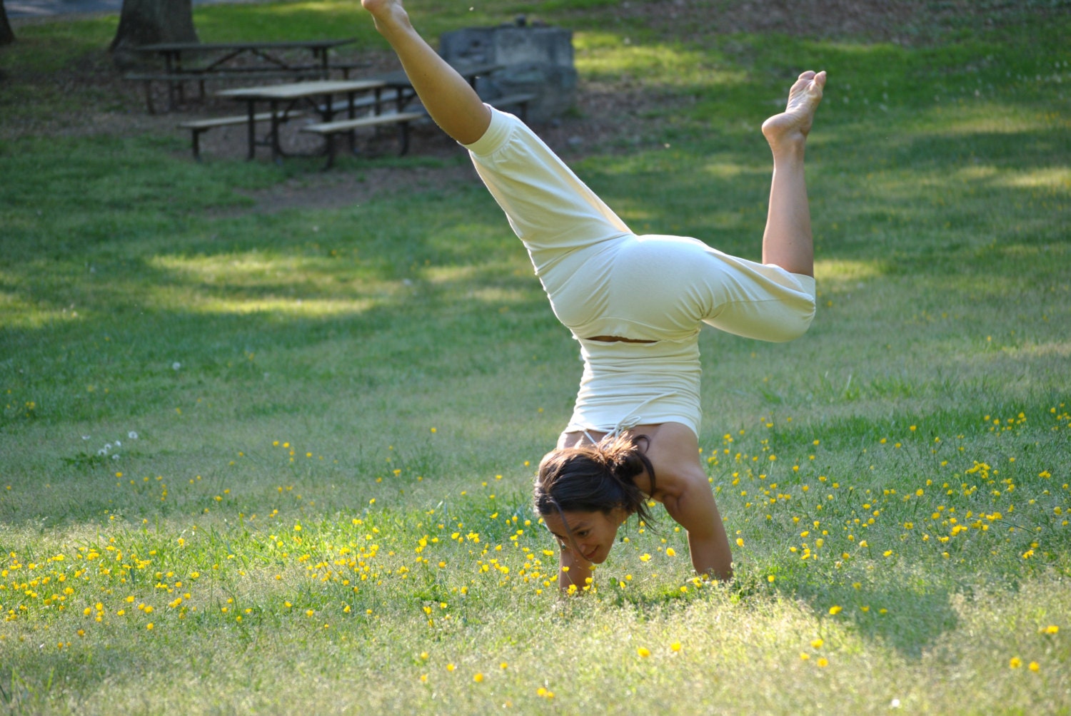 organic hemp cotton yoga and bike knickers