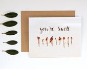 One "You're Swell" folding card