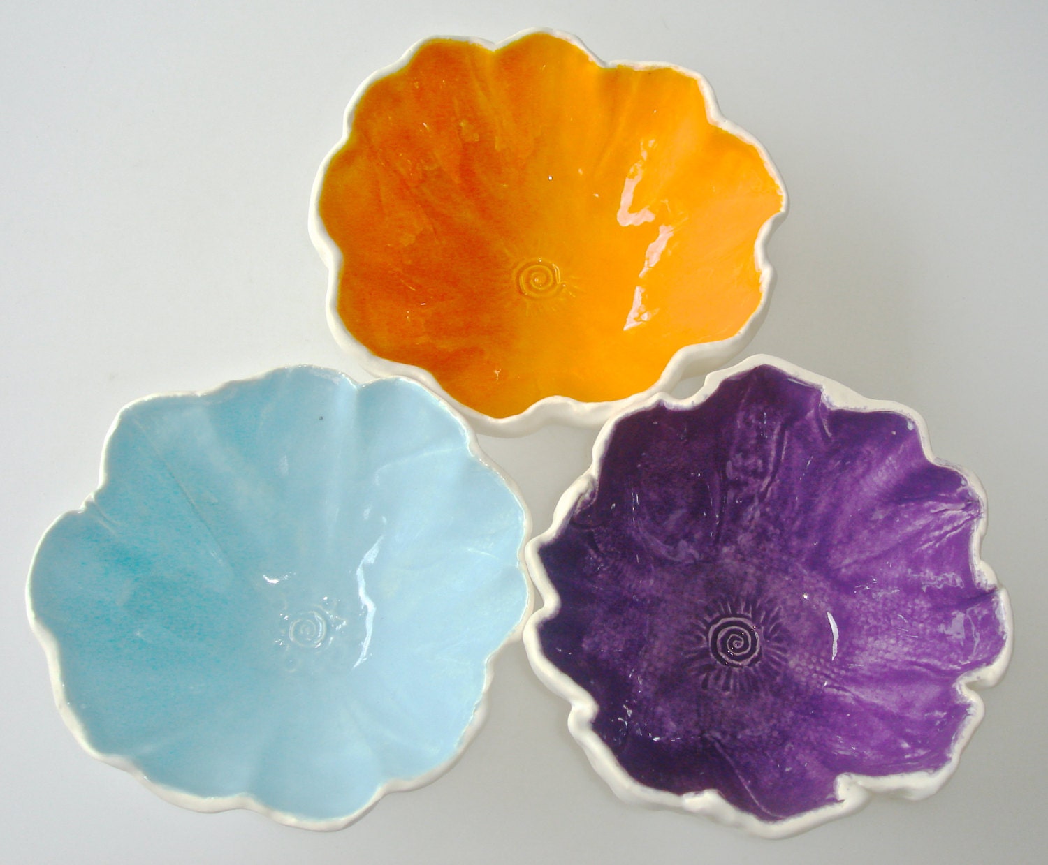 Decorative bowls, Pottery bowl set ceramic bowl, organic shape bowls, nesting bowls, colored bowls, squash bowls, ice cream bowls