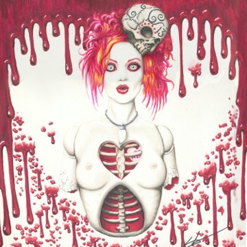 Lucky in Love 8x8 archival paper print