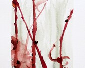 Watercolor Landscape Original Botanical Art