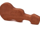 Baby Rattle  & Teether - Natural, Organic and Safe Teething Guitar Rattle Walnut