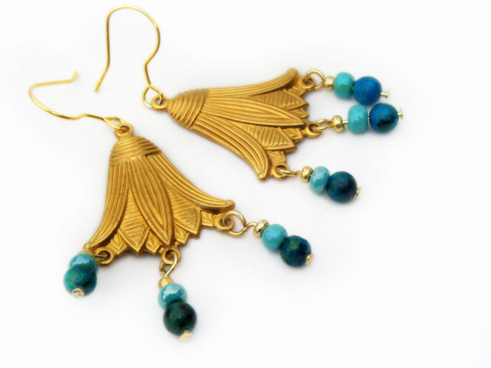 Halls of Origination: Earrings inspired by World of Warcraft - Cataclysm