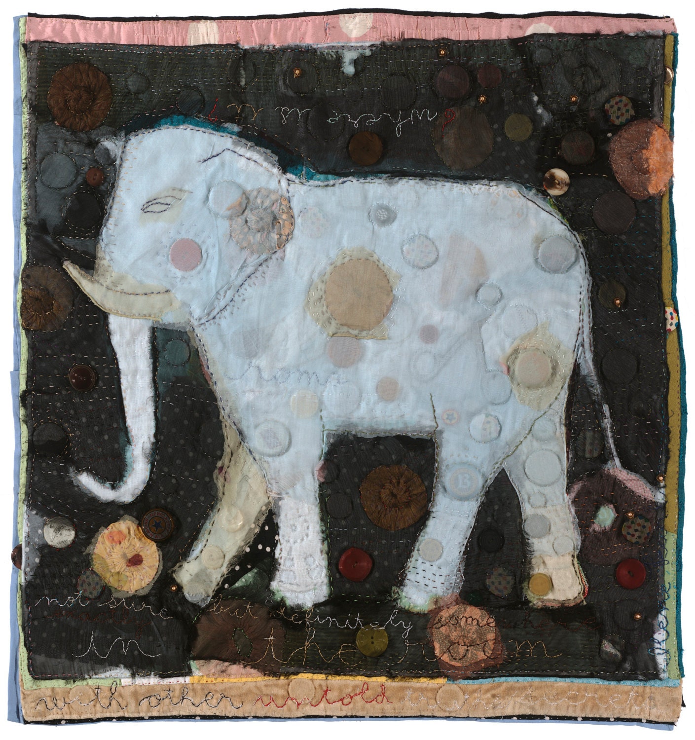 Elephant giclee print, 6" x 7.5"