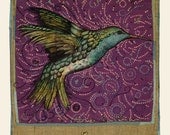 Hummingbird giclee print, 10" x12"