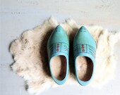 Vintage Dutch Wooden Clogs