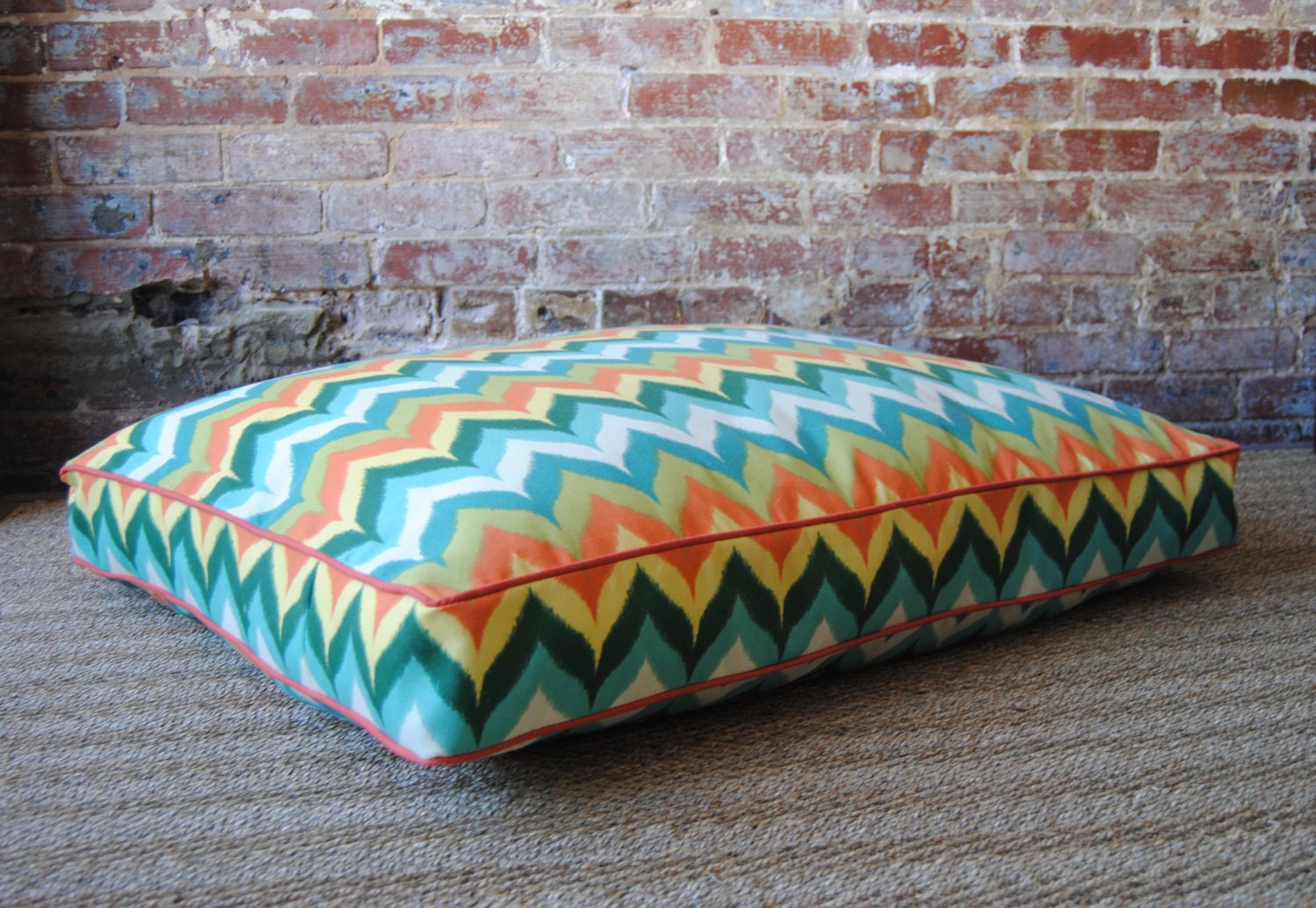 Small - Multi Chevron Dog Bed - 20"x30"
