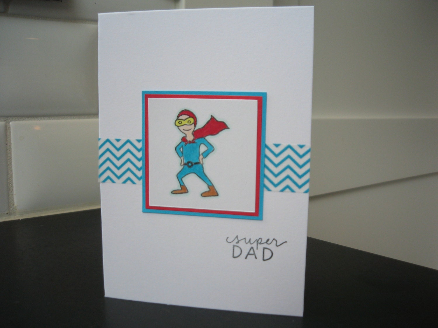 Father's Day Card, Birthday Card for Dad, Super Dad, Superman
