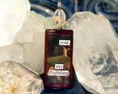 Soar, My Flightling -- A Crystal Magick Glamourkin Pendant
