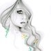 Pencil Drawing Fantasy Art "The Beauty Within" an Original Pencild Drawing Fine art teamt