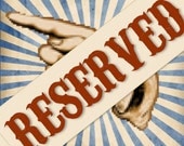 RESERVED listing for  bbuttafli- Hysterectomy party toppers