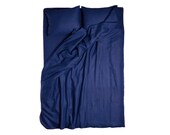 Full Double Custom duvet. New design by Lovely Home Idea. Indigo certified linen