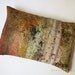 ON SALE // Linen Oblong Coushion. Insert Included .. S t r e w n   L e a v e s /  FRAGMENTS
