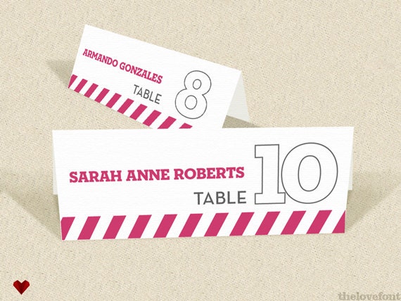 Place & Table cards - Neutra Face
