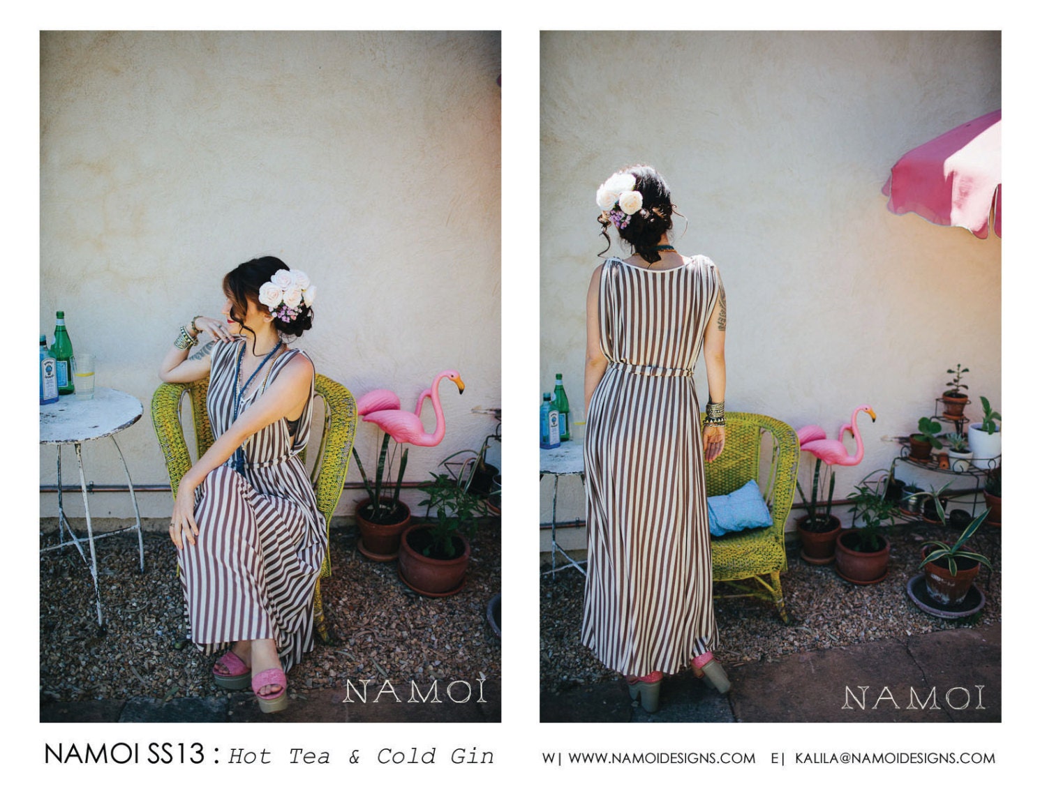 NAMOI SS13 Hot Tea and Cold Gin Collection: Grecian Dreco Maxi Dress