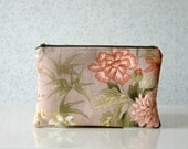 Retro Floral Clutch bag Vintage Inspired Flowers
