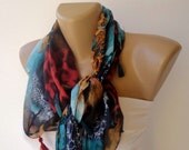 multicolor women scarf , Ultra soft Turkish Yemeni fabric , cotton scarf , spring summer fashions