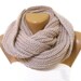 infinity women scarf, knitted scarves, Chunky lilac neckwarmer, lilac, circle scarf, ULTRA SOFT, 50 polyamide, 50 premium acrylic