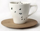 Bird Mug & Saucer