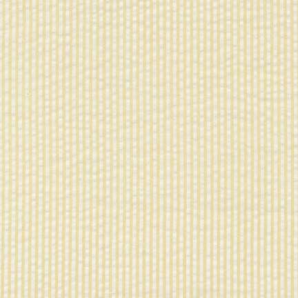 1 Yard More Colors Robert Kaufman Stripe Seersucker  57W Lemon Yellow CXS-2901-137