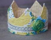Fabric Crown - Princess Emerald
