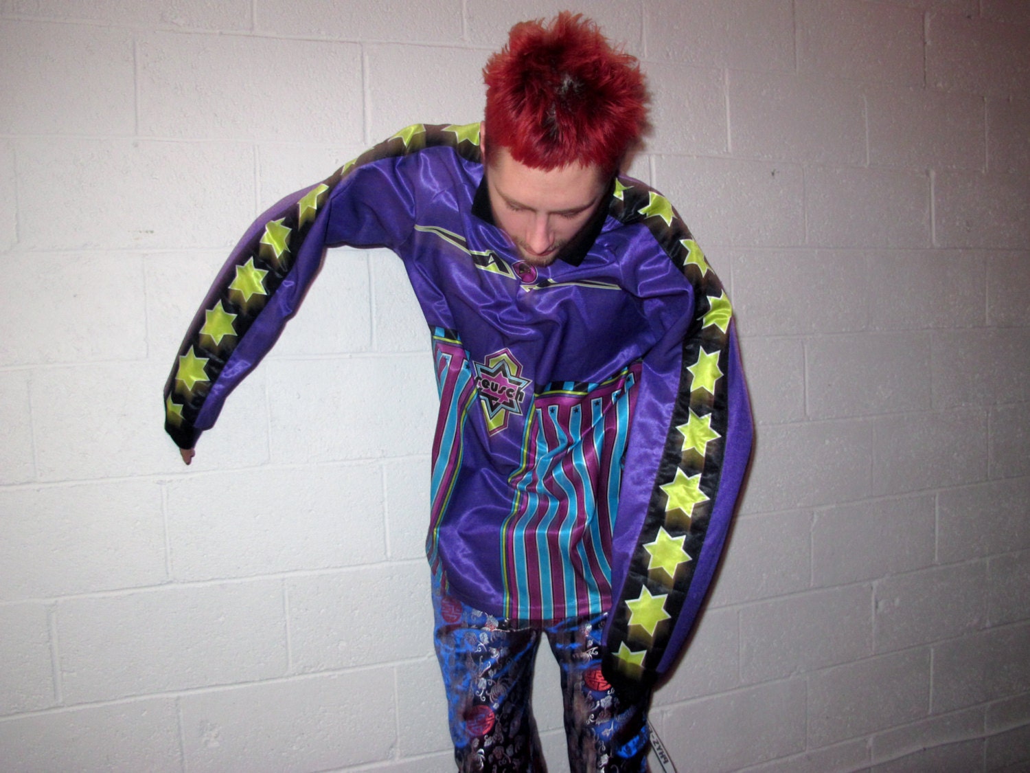 star printed sport jersey XL