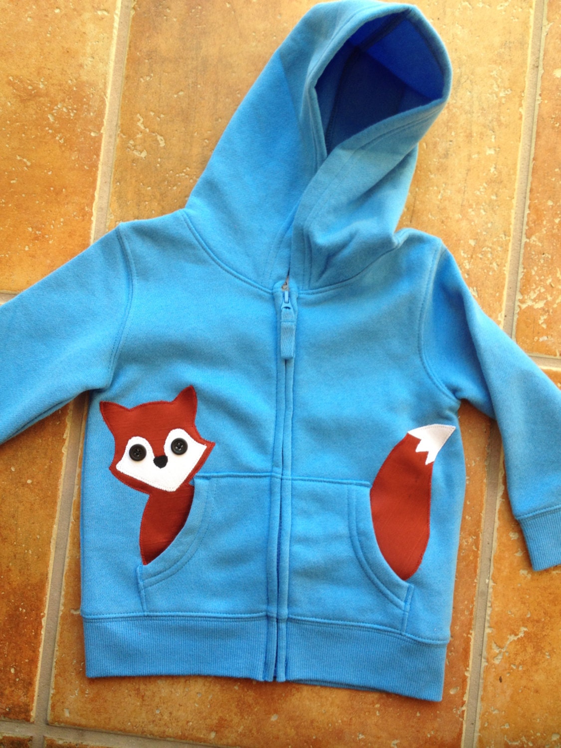 Fox in my Pocket Zip Up Hoodie/ Jacket/ Coat
