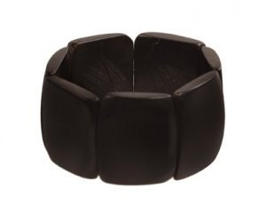Black Tagua Bracelet - Eco-Friendly Jewelry
