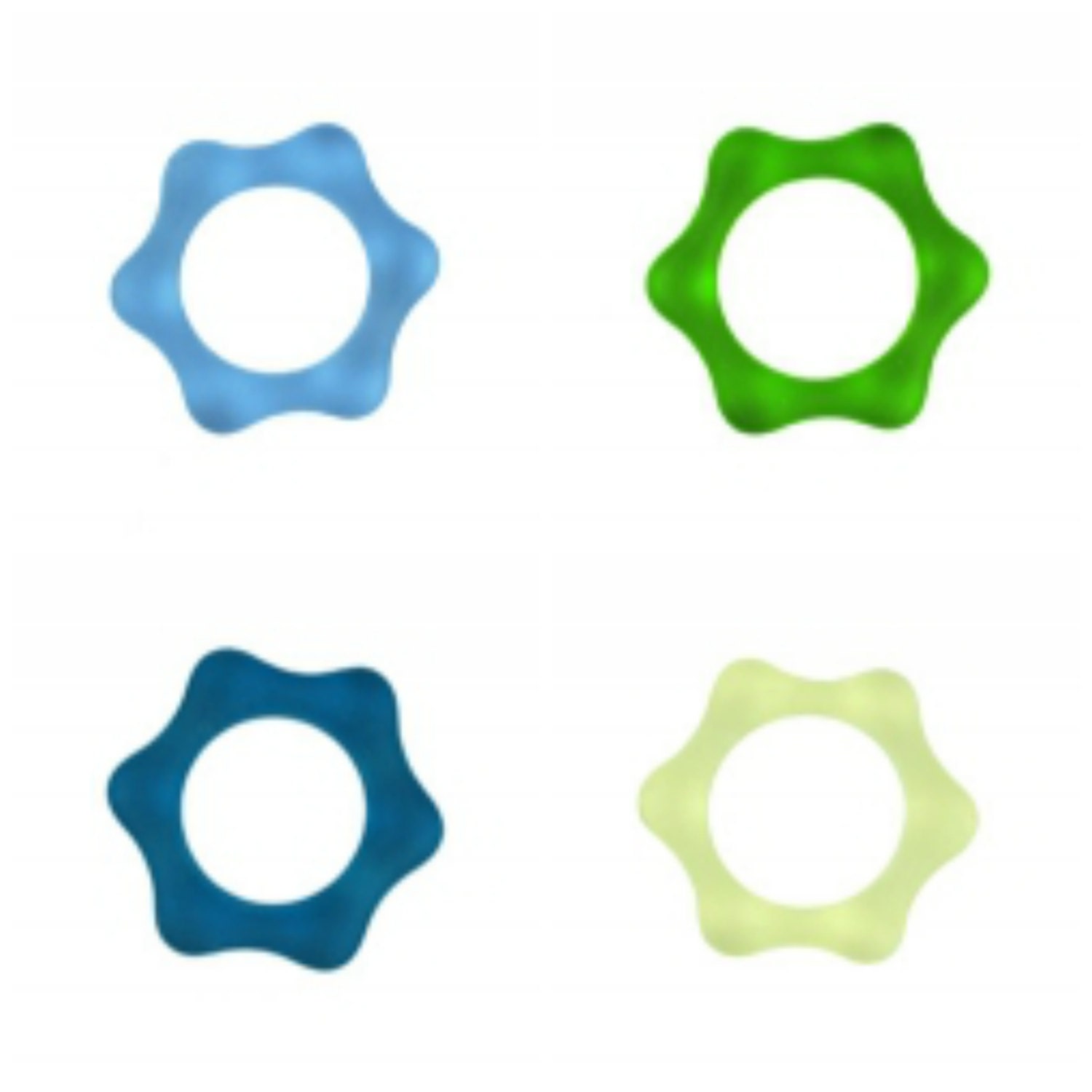 Recycled Glass Sprocket - 22mm Sprocket - 100% Recycled Glass - Eco Friendly - Steampunk