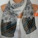 Light Yellow Floral Big Bow Scarf - Shawl Scarf - Cowl Scarf - Spring Summer Scarf - fatwoman