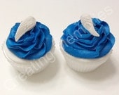 24 Fondant Angel Wings - Cupcake Toppers