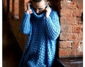 Textured Powder Blue Sweater.