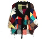 Chunky Hand- Knitted Jacket.