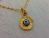 Evil Eye Pendant. free shipping.