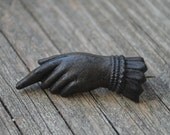 Antique Mourning Brooch
