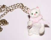 Adorable kitty necklace